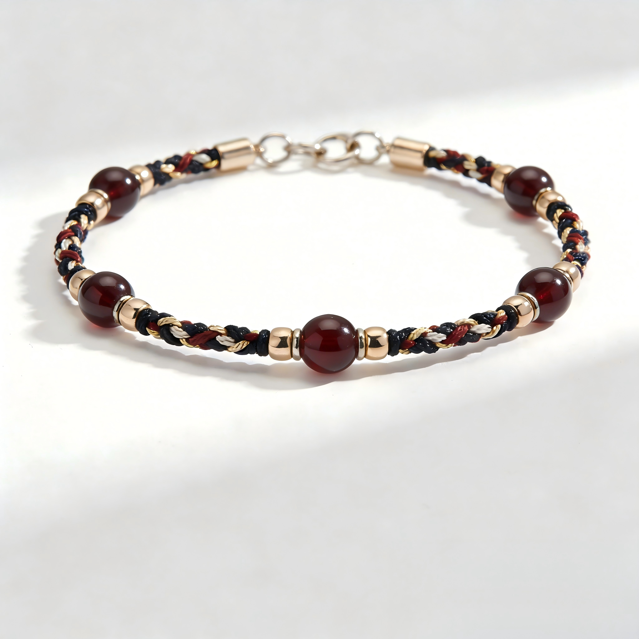 Braided Bead Accent Bracelet