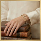 Elegant Gold-Plated Crystal Bracelets