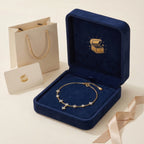 Gold-Plated Crystal Star Accent Bracelet