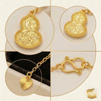 Gold-Plated Heart Motif Bracelet