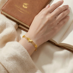 Gold-Plated Butterfly Design Bracelet