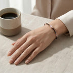 Braided Pink Bead Accent Bracelet
