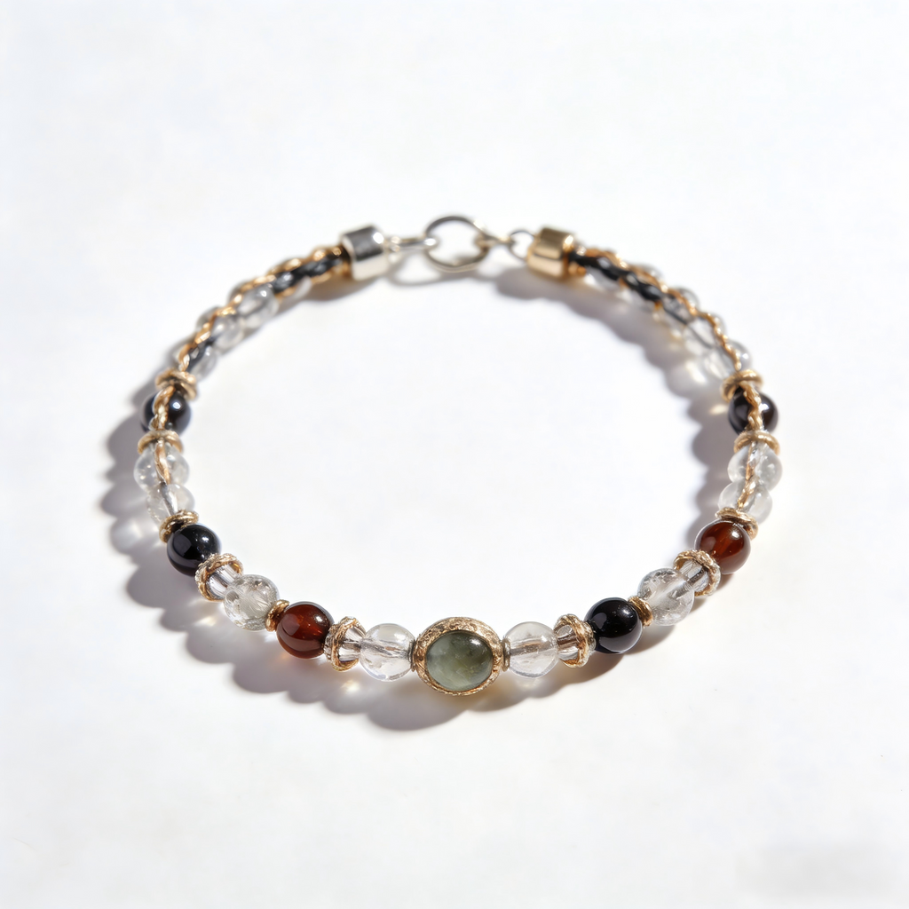 Mixed Stone and Crystal Accent Bracelet