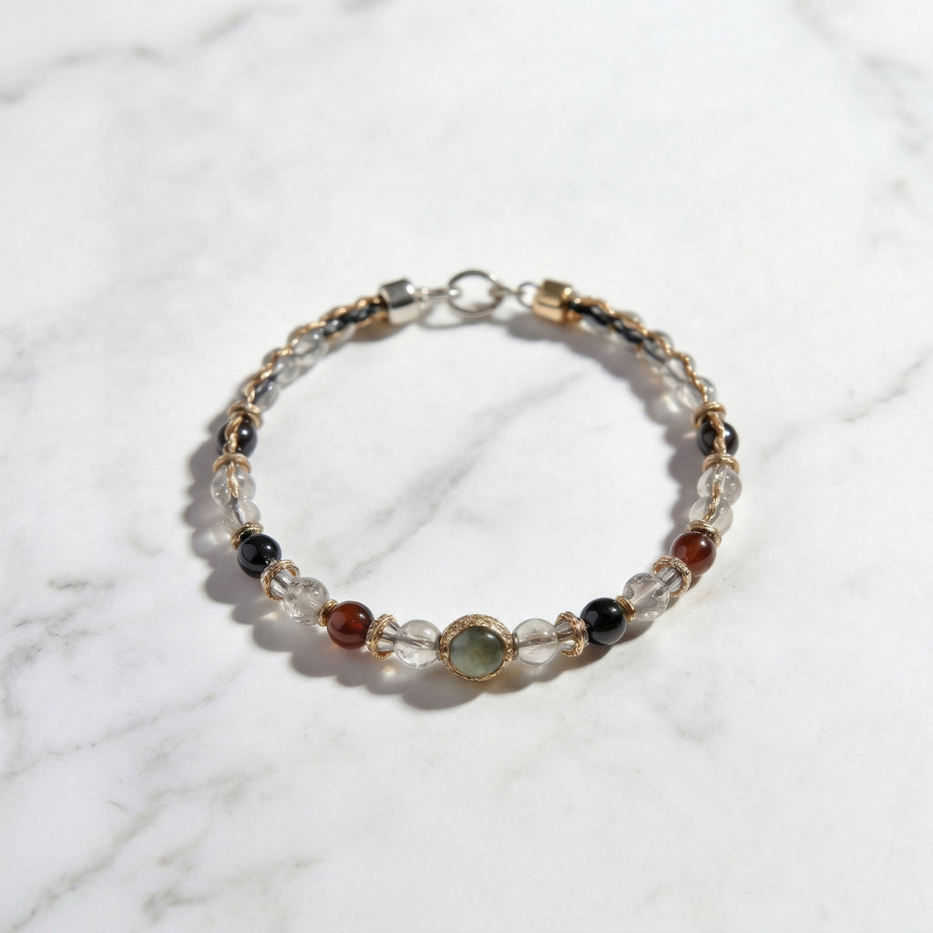 Mixed Stone and Crystal Accent Bracelet