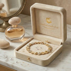 Gold-Plated Diamond-Accented Bracelet